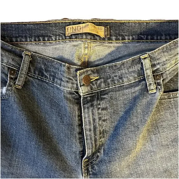 Old Navy OND Jeans Curvy 16 Short Bootcut Just Below Waist Blue Denim Stretch - Picture 3 of 12